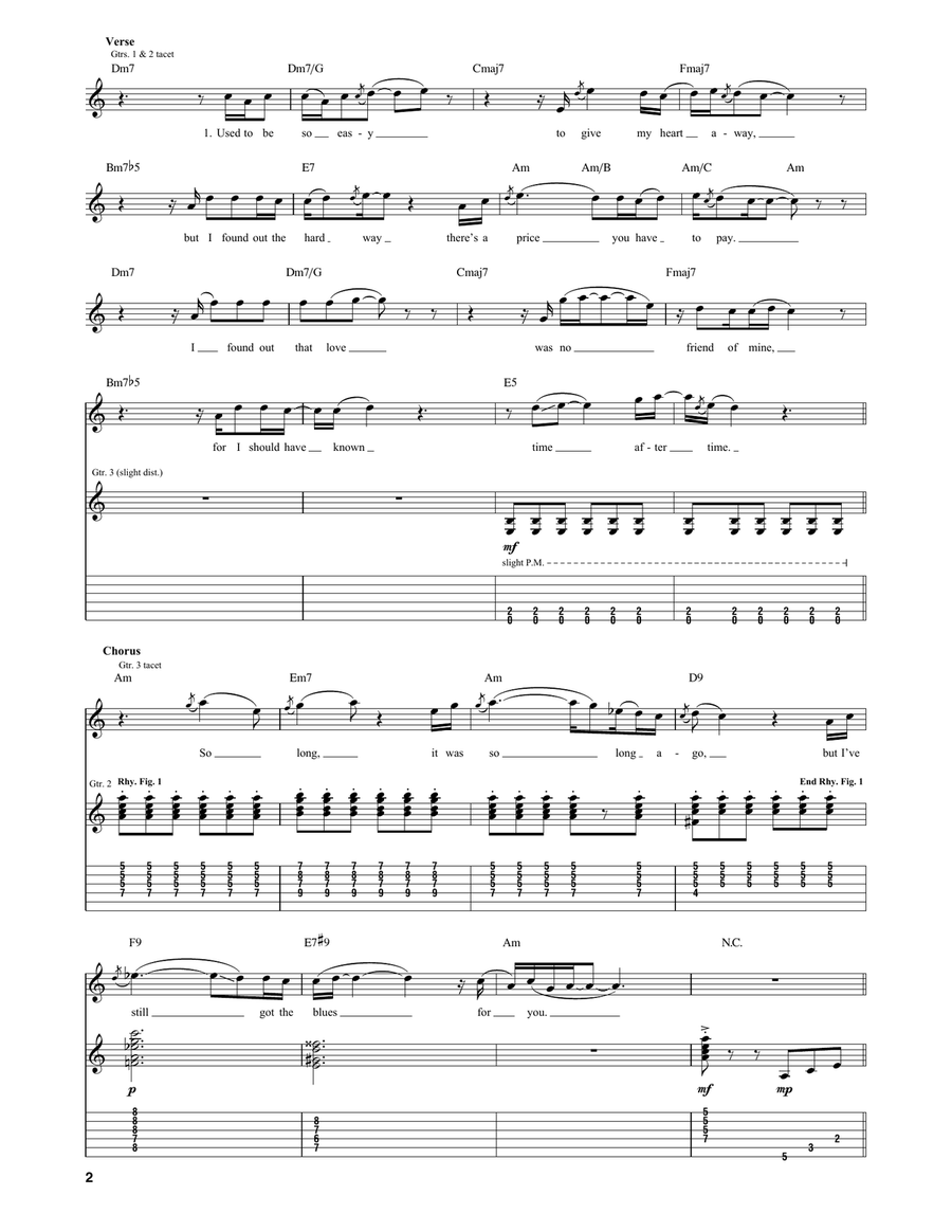 Still Got The Blues Still Got The Blues Acoustic Guitar scores gallery preview page 2