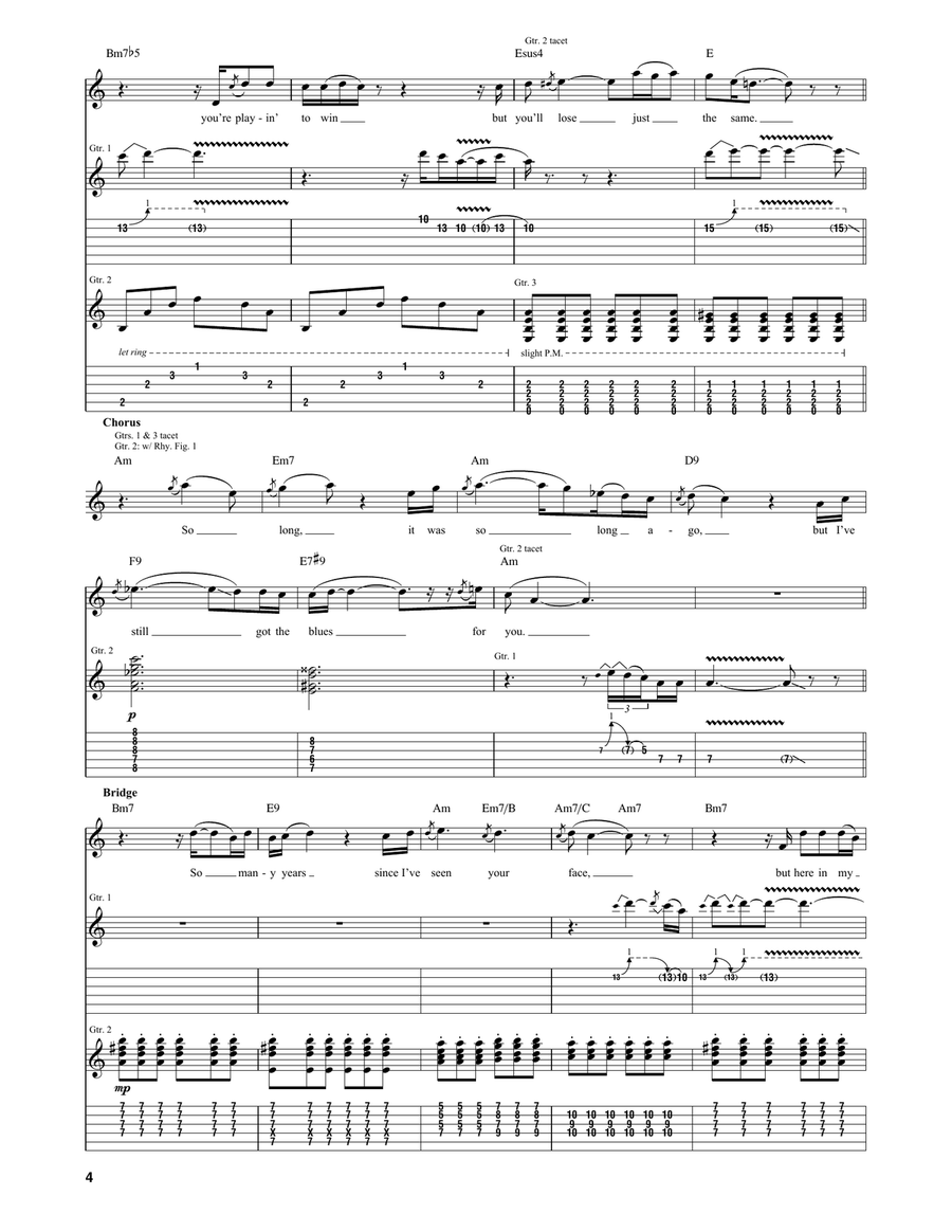 Still Got The Blues Still Got The Blues Acoustic Guitar scores gallery preview page 4