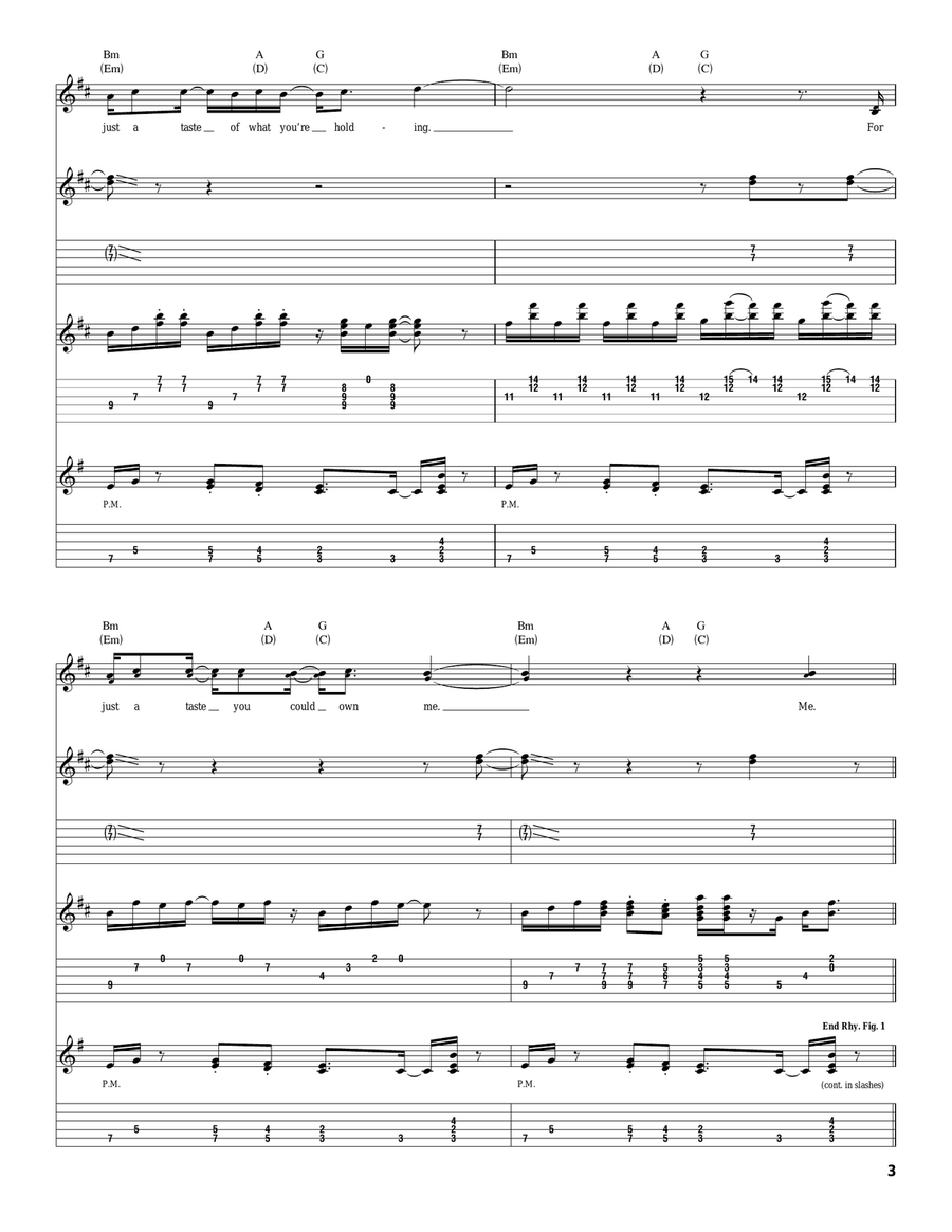 Lying In The Hands Of God Acoustic Guitar scores gallery preview page 3