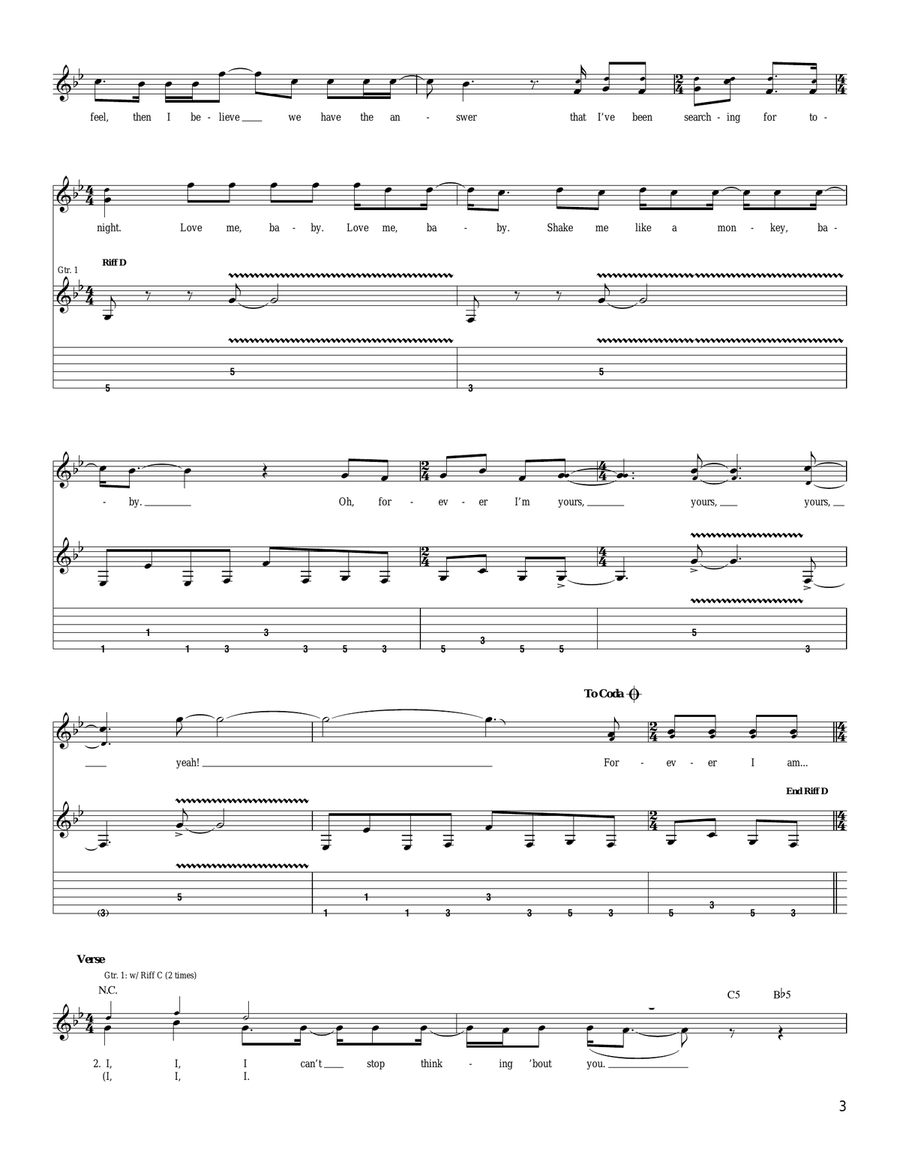 Shake Me Like A Monkey Shake Me Like A Monkey Acoustic Guitar scores gallery preview page 3