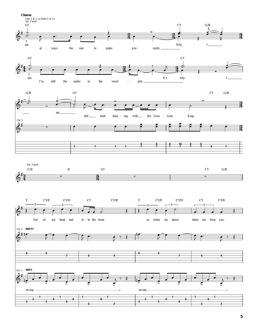 Why I Am Why I Am Acoustic Guitar scores gallery preview page 5