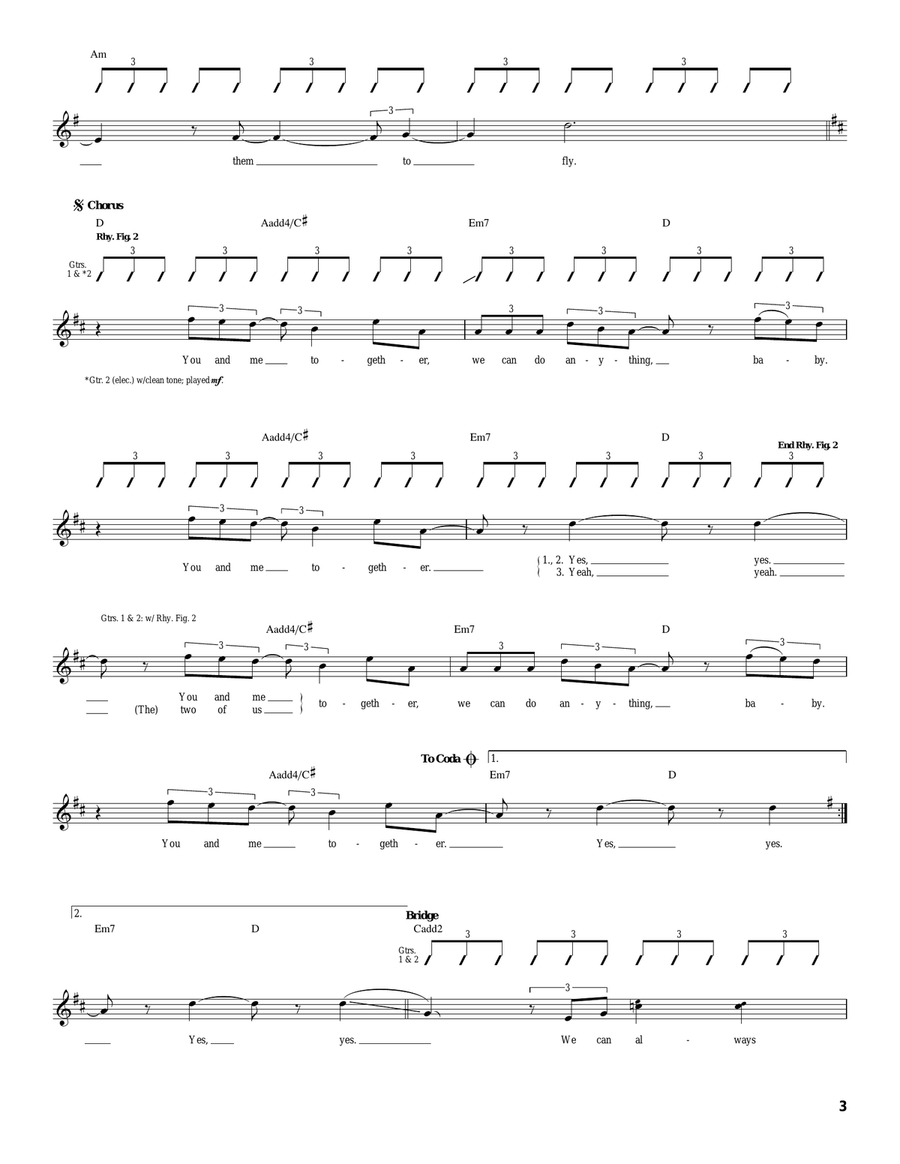 You & Me You & Me Acoustic Guitar scores gallery preview page 3