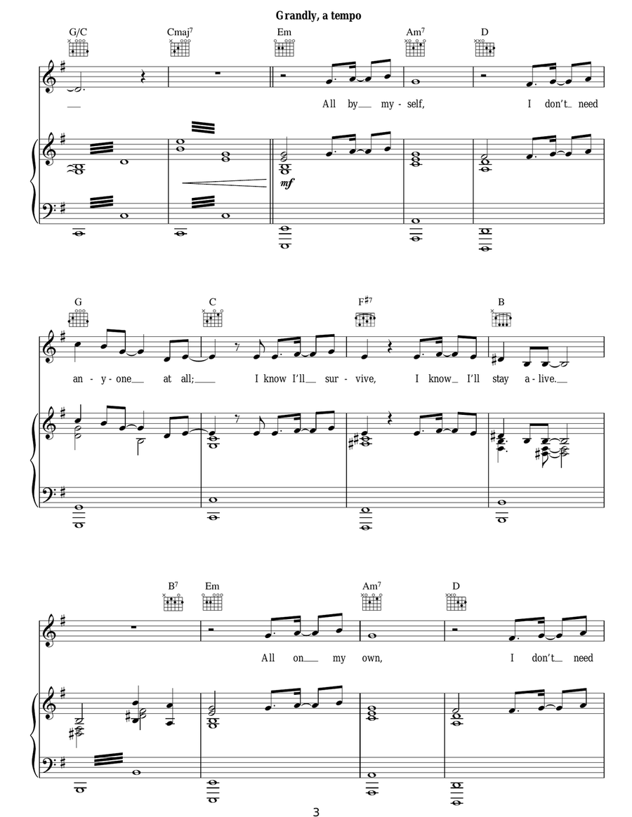 You'll See You'll See Piano, Vocal, Guitar scores gallery preview page 3