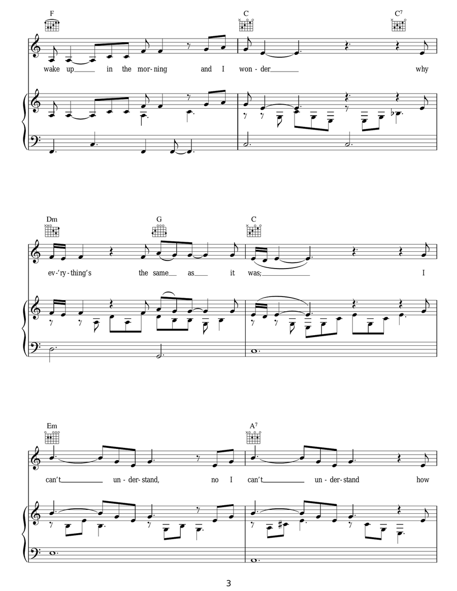The End Of The World Acoustic Guitar scores gallery preview page 3