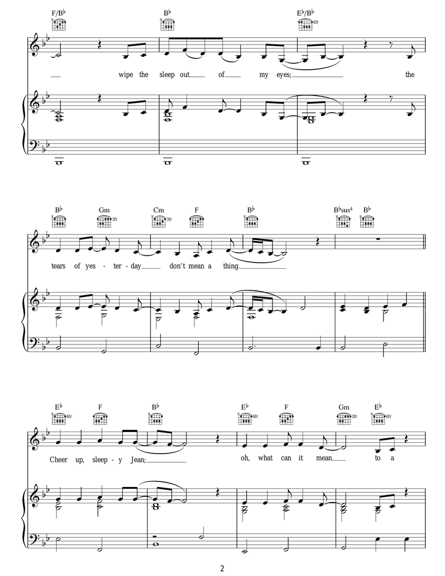 Daydream Believer Daydream Believer Piano, Vocal, Guitar scores gallery preview page 2