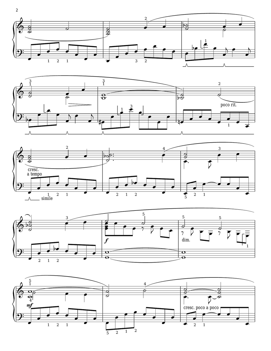You'll Never Walk Alone (from Carousel) Piano Solo scores gallery preview page 2