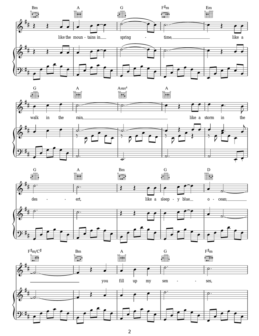 Annie's Song Annie's Song Piano, Vocal, Guitar scores gallery preview page 2