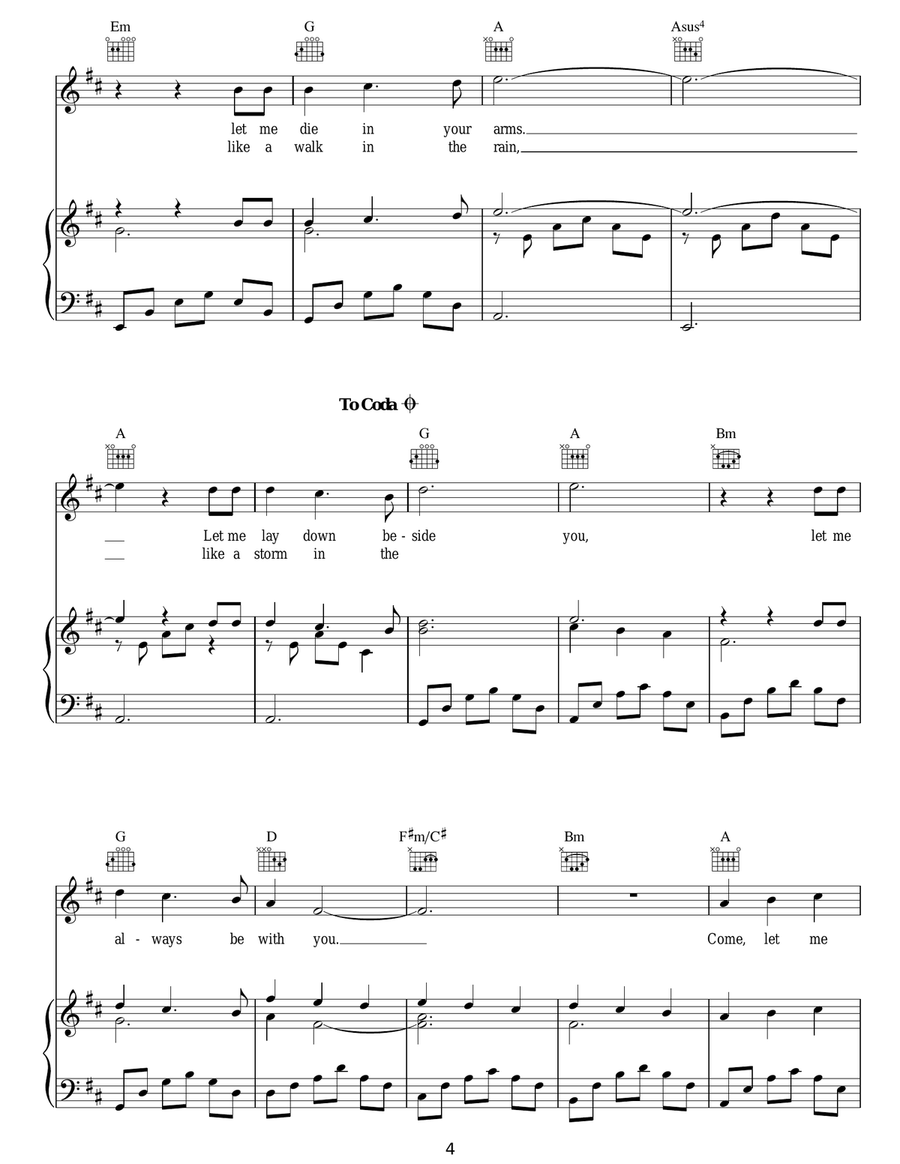 Annie's Song Annie's Song Piano, Vocal, Guitar scores gallery preview page 4