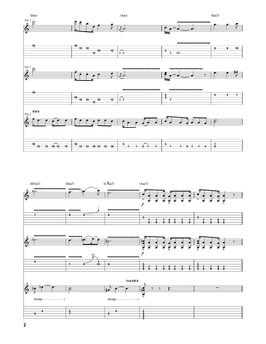 Hot 'Lanta Hot 'Lanta Acoustic Guitar scores gallery preview page 2