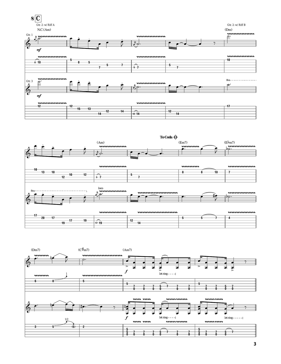 Hot 'Lanta Hot 'Lanta Acoustic Guitar scores gallery preview page 3
