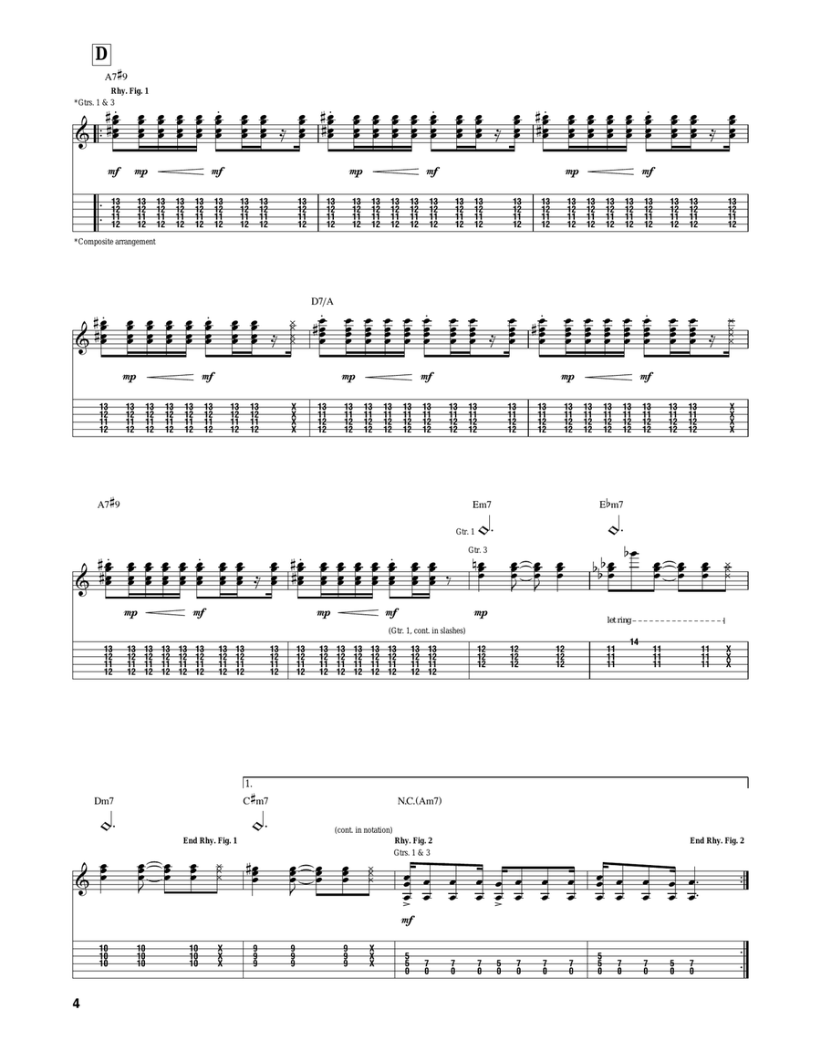 Hot 'Lanta Hot 'Lanta Acoustic Guitar scores gallery preview page 4