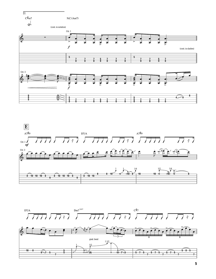 Hot 'Lanta Hot 'Lanta Acoustic Guitar scores gallery preview page 5