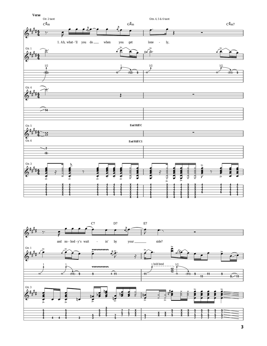 Layla Layla Acoustic Guitar scores gallery preview page 3