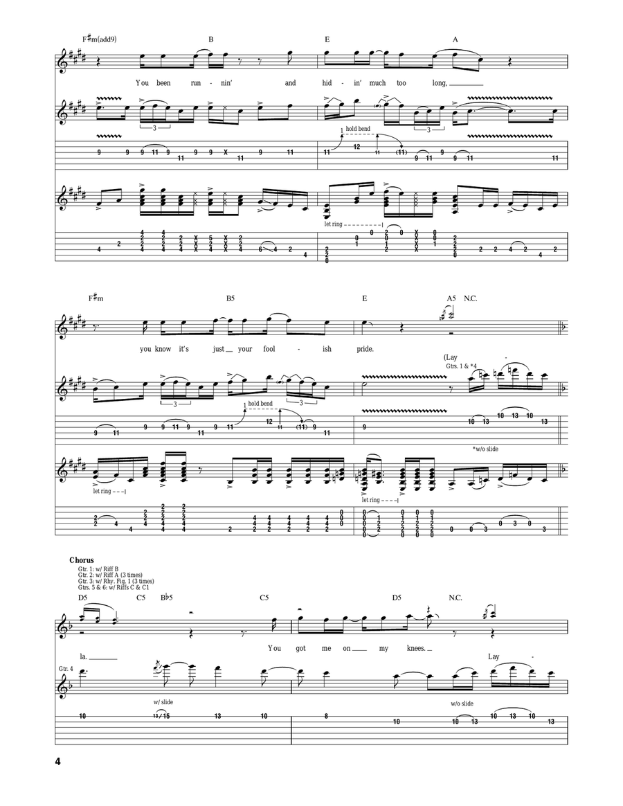 Layla Layla Acoustic Guitar scores gallery preview page 4