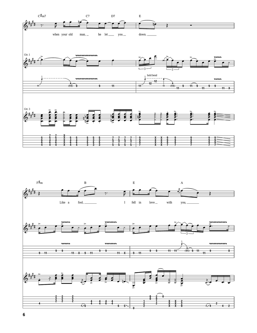 Layla Layla Acoustic Guitar scores gallery preview page 6