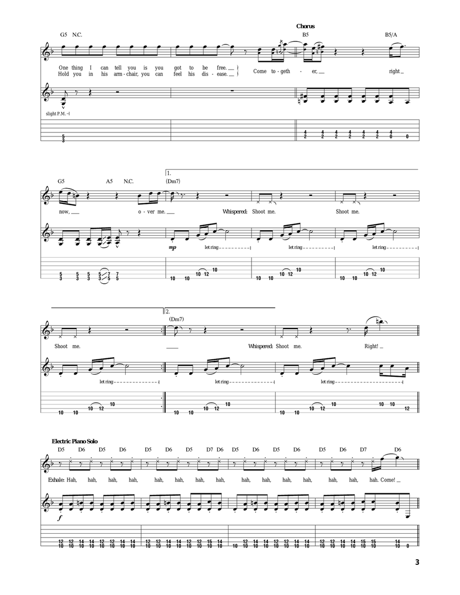 Come Together Come Together Acoustic Guitar scores gallery preview page 3