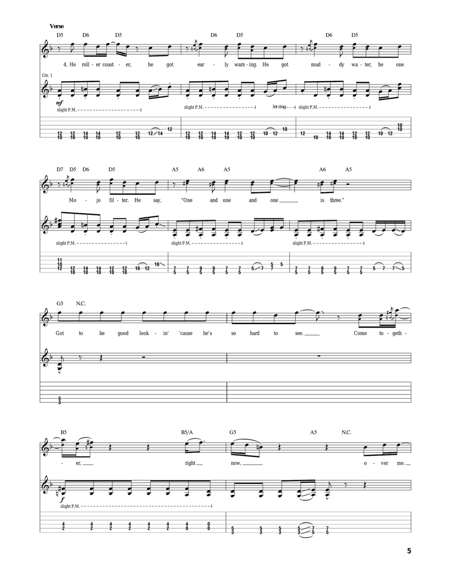Come Together Come Together Acoustic Guitar scores gallery preview page 5