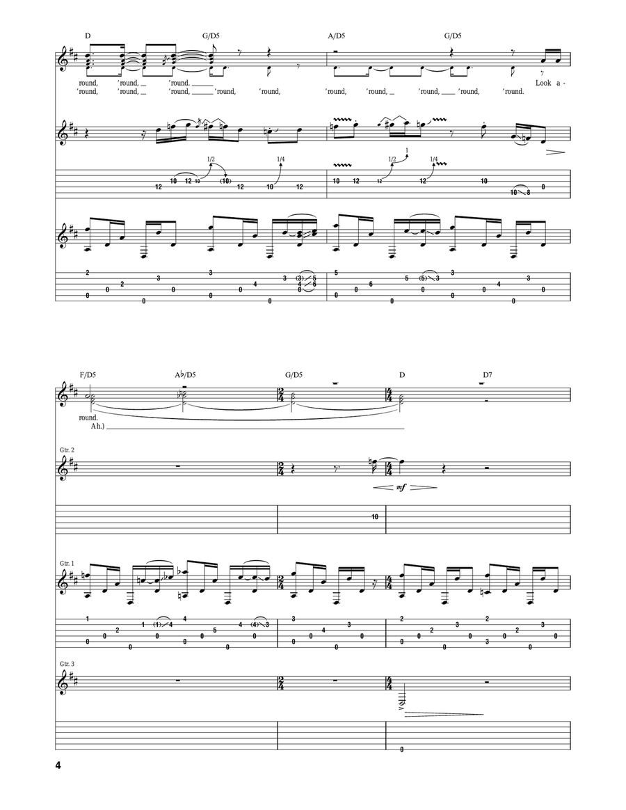 Dear Prudence Dear Prudence Acoustic Guitar scores gallery preview page 4