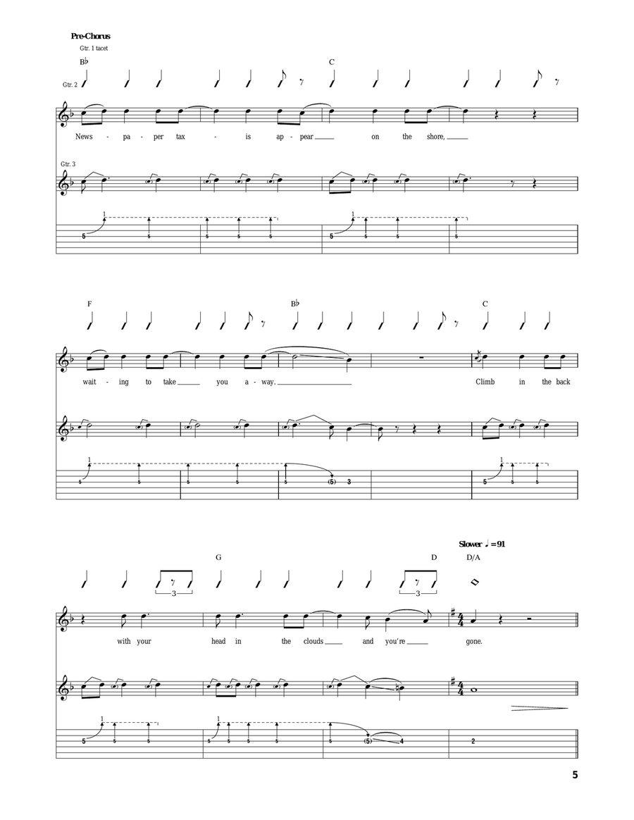 Lucy In The Sky With Diamonds Acoustic Guitar scores gallery preview page 5