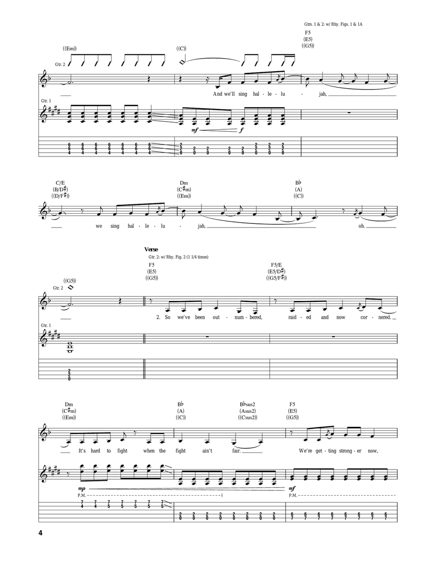 Change Change Acoustic Guitar scores gallery preview page 4