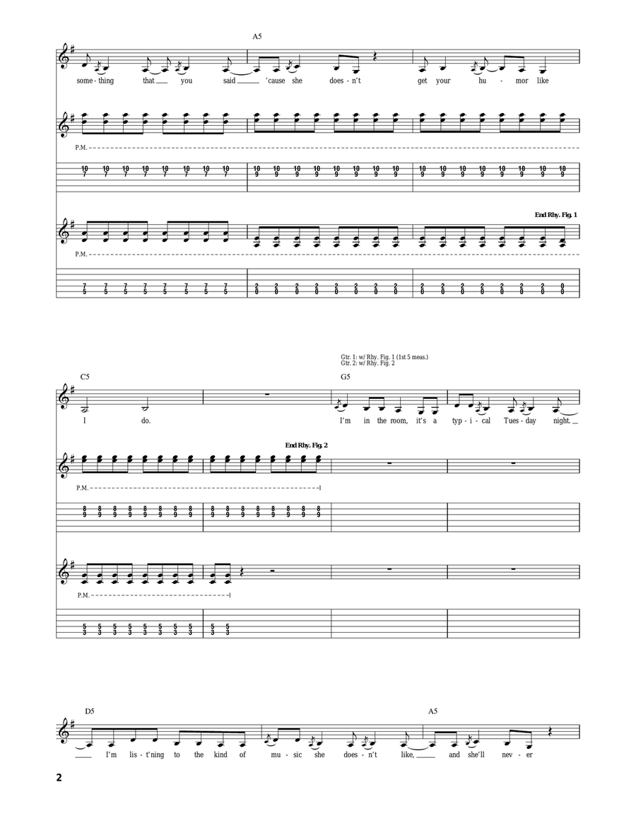 You Belong With Me Acoustic Guitar scores gallery preview page 2