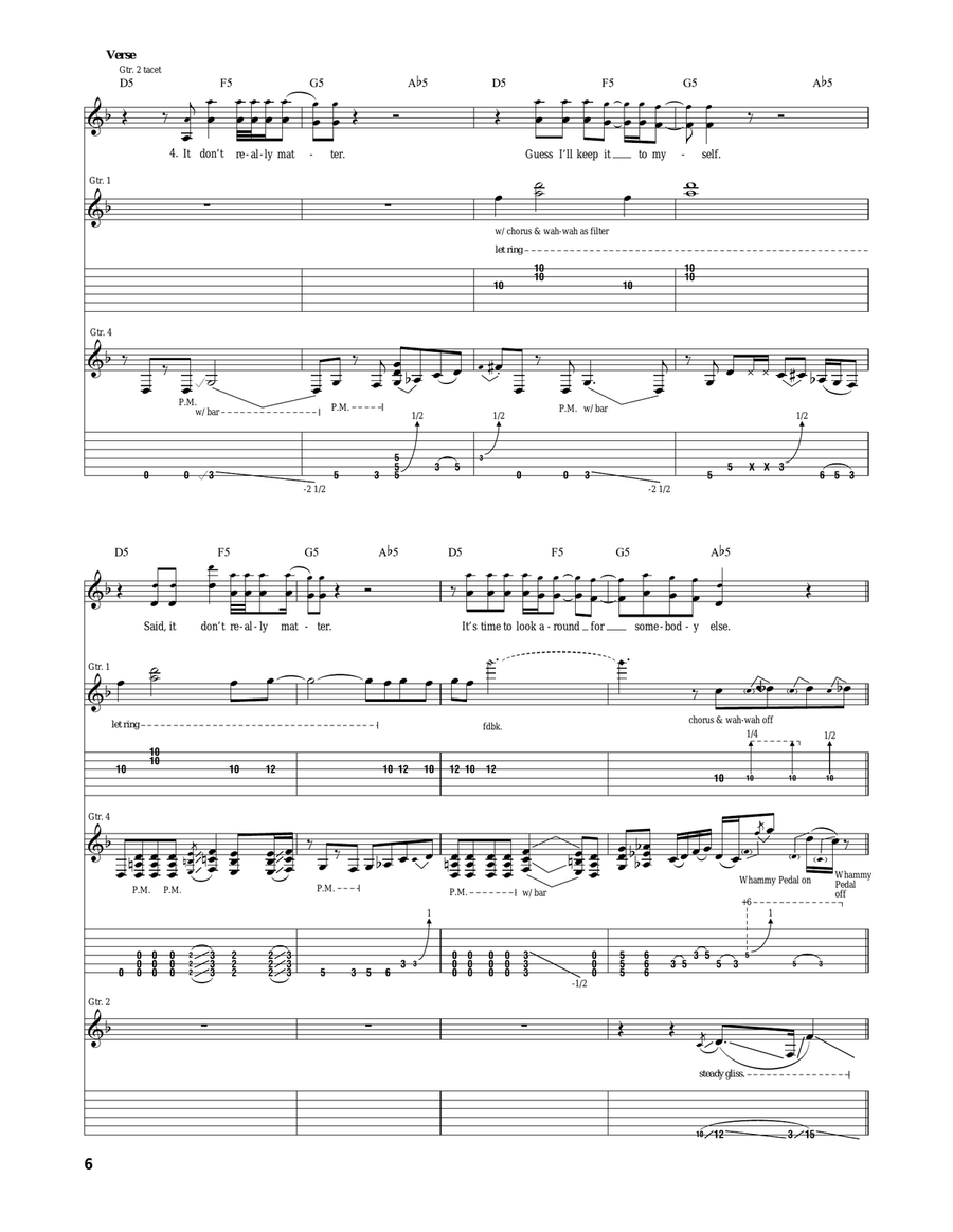 Chinese Democracy Chinese Democracy Acoustic Guitar scores gallery preview page 6