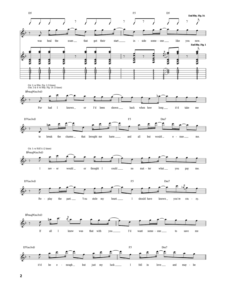 Better Better Acoustic Guitar scores gallery preview page 2