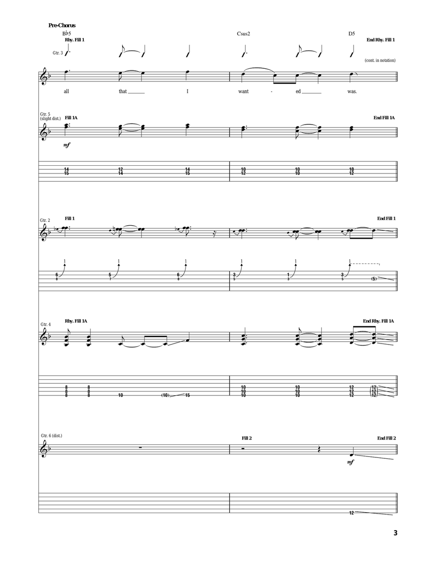 Better Better Acoustic Guitar scores gallery preview page 3
