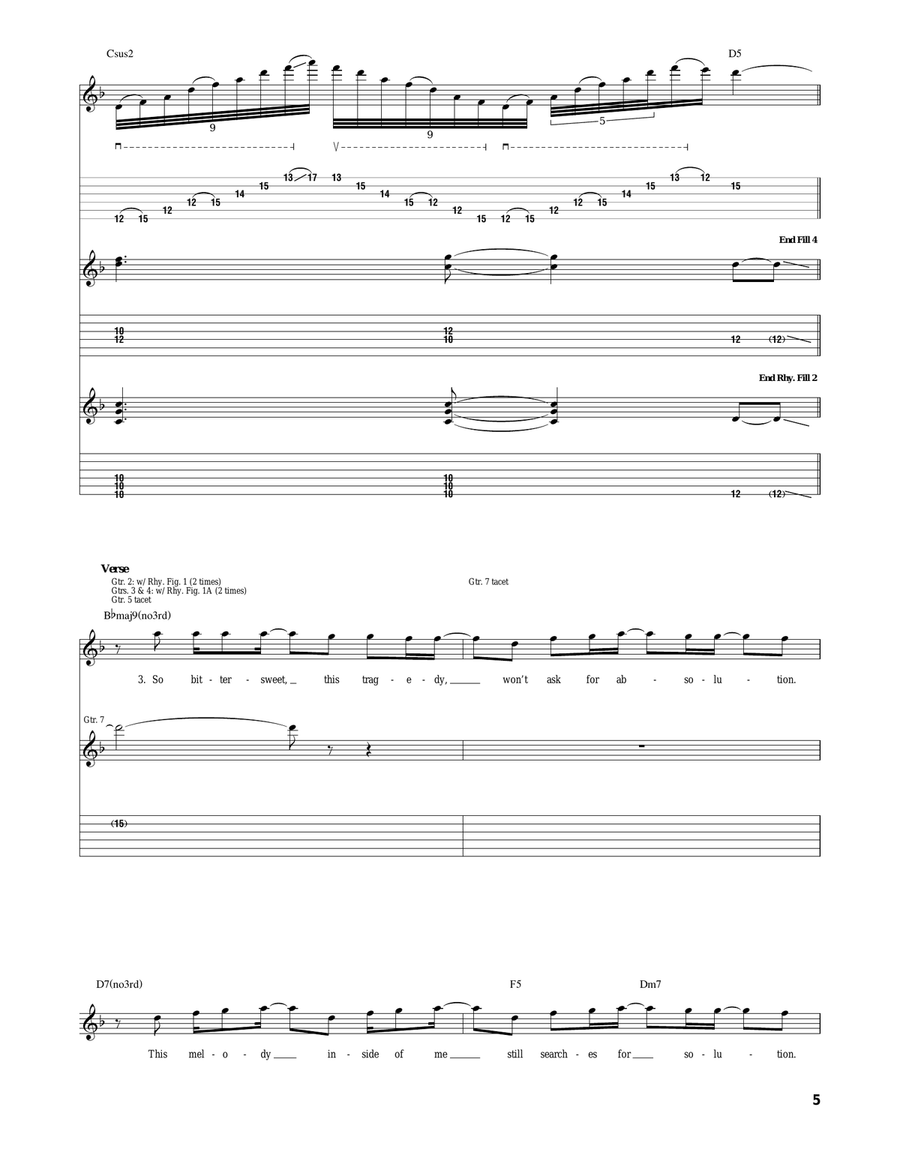 Better Better Acoustic Guitar scores gallery preview page 5