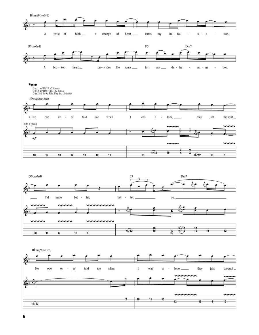 Better Better Acoustic Guitar scores gallery preview page 6
