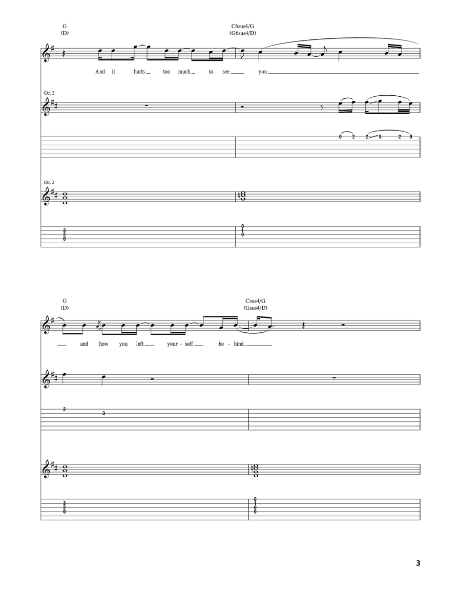Street Of Dreams Street Of Dreams Acoustic Guitar scores gallery preview page 3