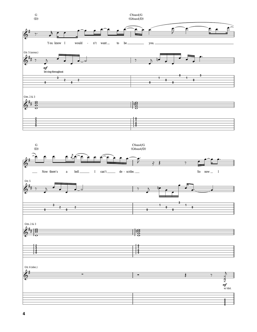 Street Of Dreams Street Of Dreams Acoustic Guitar scores gallery preview page 4