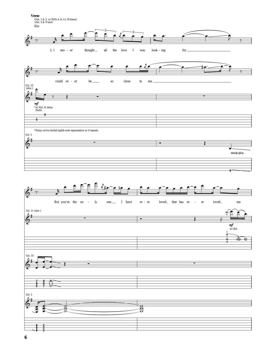 If The World If The World Acoustic Guitar scores gallery preview page 6