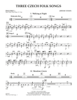 Three Czech Folk Songs - Percussion 1