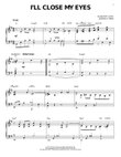 I'll Close My Eyes (arr. Brent Edstrom)