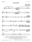 Expectation - Clarinet 1 & 2