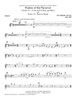 Psalms Of The Passover - Violin