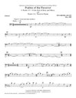 Psalms Of The Passover - Cello