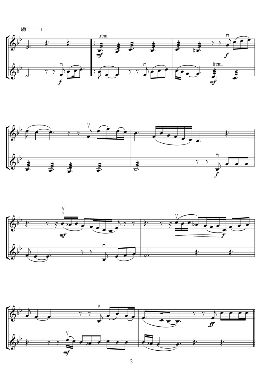 Happy Xmas (War Is Over) Happy Xmas (War Is Over) String Duet scores gallery preview page 2