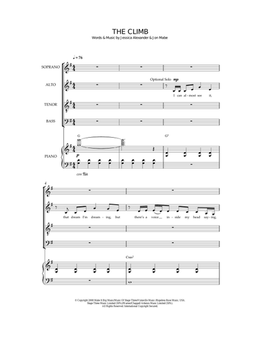 The Climb (from Hannah Montana: The Movie)