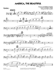 America, The Beautiful - Trombone 1