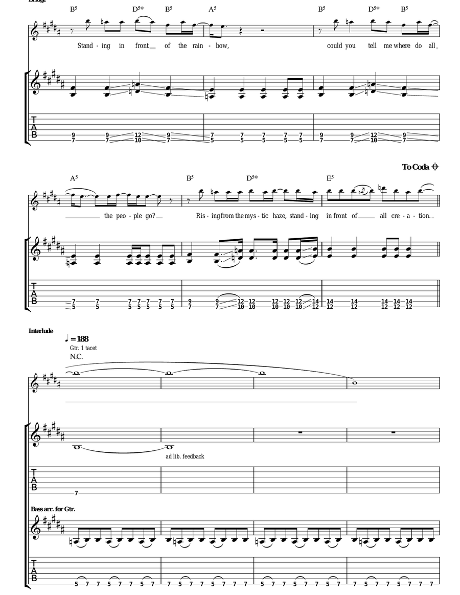California Queen California Queen Acoustic Guitar scores gallery preview page 3
