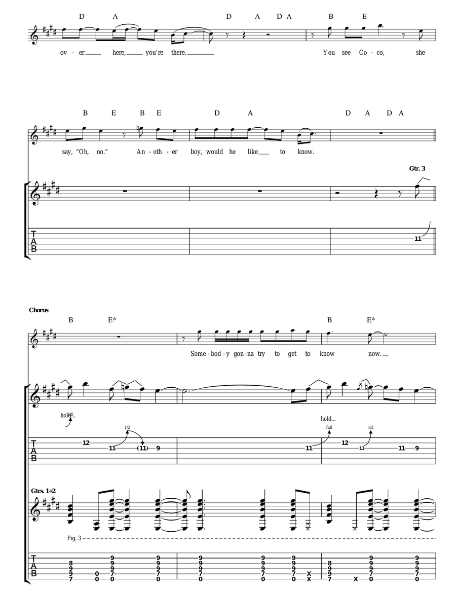 White Feather White Feather Acoustic Guitar scores gallery preview page 5
