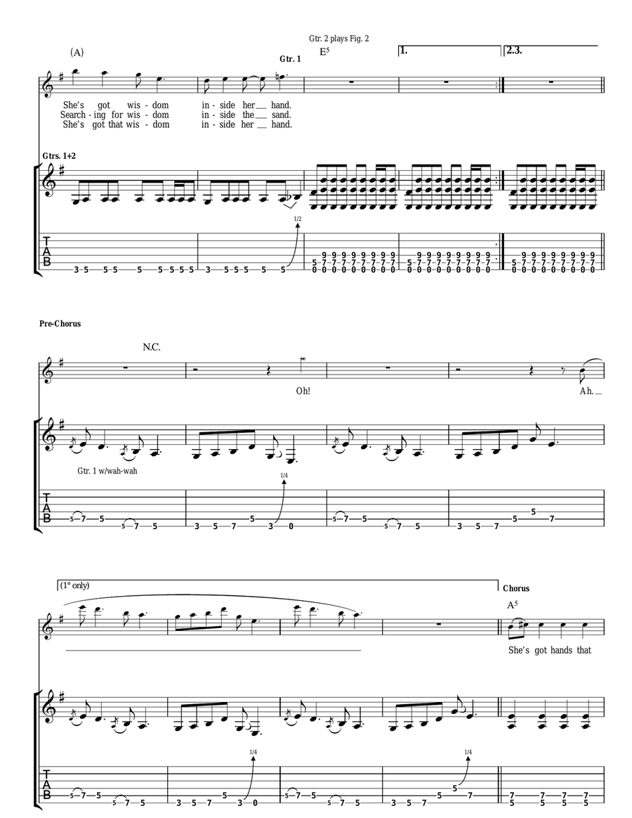 Pilgrim Pilgrim Acoustic Guitar scores gallery preview page 2
