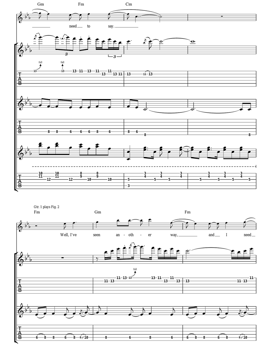 Violence Of The Sun Violence Of The Sun Acoustic Guitar scores gallery preview page 3