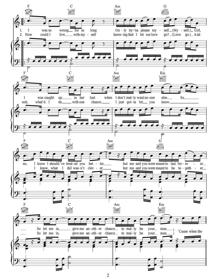 Whatcha Say Whatcha Say Acoustic Guitar scores gallery preview page 2