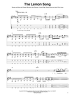 The Lemon Song