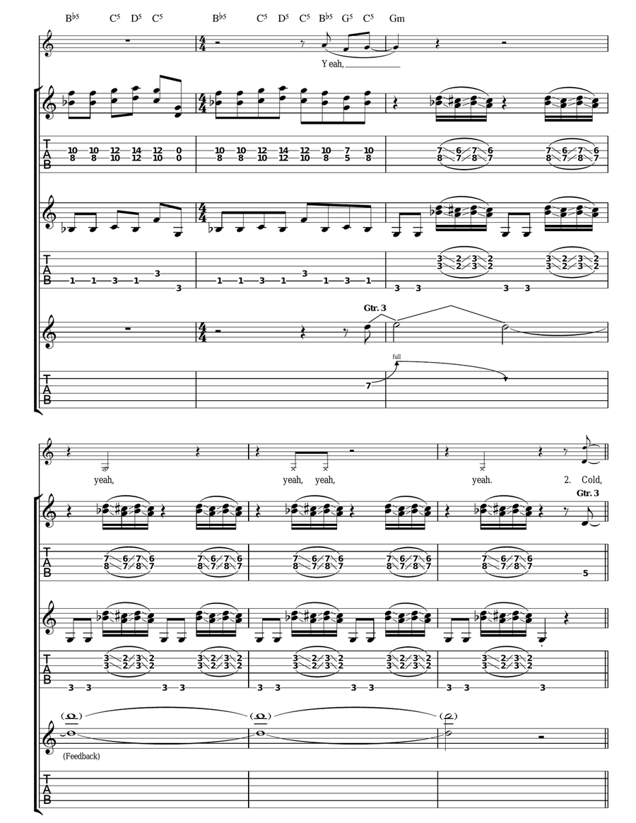 Spinning In Daffodils Spinning In Daffodils Acoustic Guitar scores gallery preview page 5