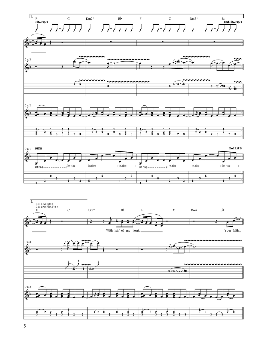 Half Of My Heart Half Of My Heart Acoustic Guitar scores gallery preview page 6