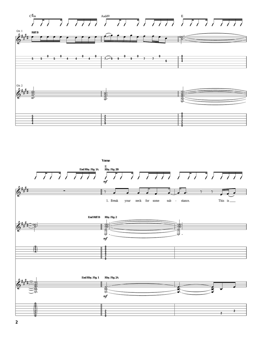 A Daily Anthem A Daily Anthem Acoustic Guitar scores gallery preview page 2